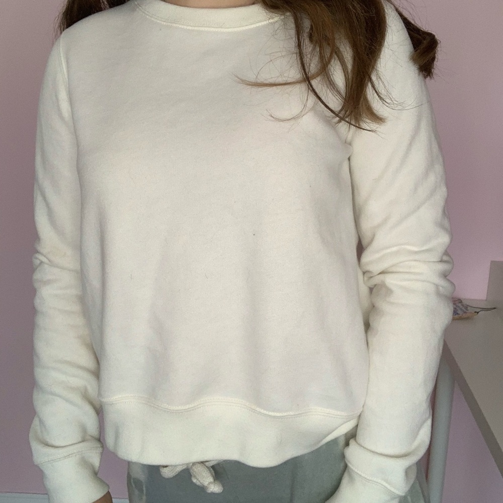 White Crew Sweatshirt